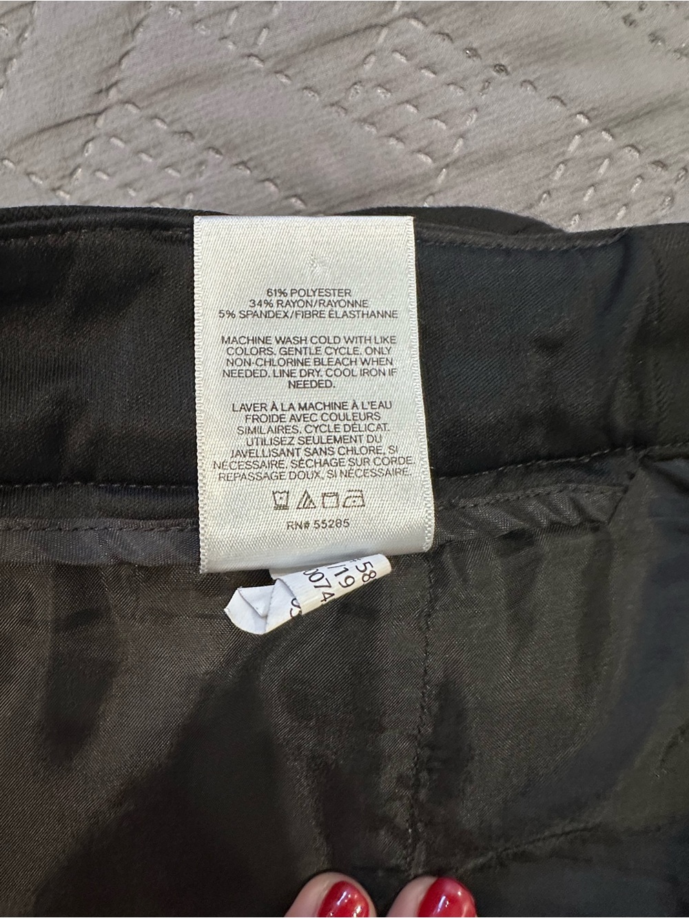 Express Women’s Black Dress Pants - Modern Tapered Fit - Picture 4 of 6